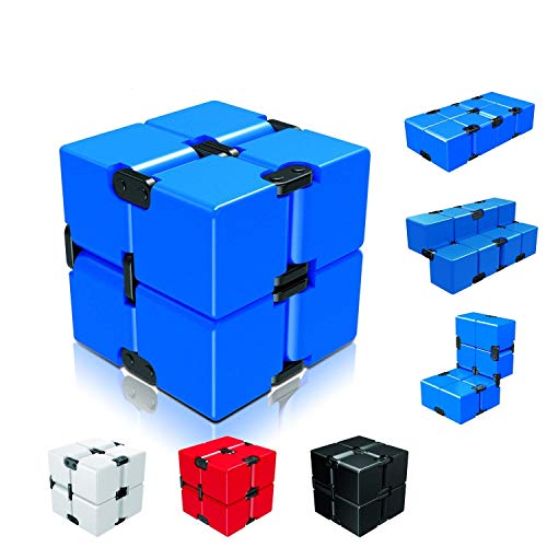 Ganowo Infinity Cube Fidget Toy for Kids and Adults, Fidget Cube Cool Mini Magic Cube Gadget Spinner for Stress and Anxiety Relief and Kill Time (Blue) Ganowo Infinity Cube Fidget Toy for Kids and Adults, Fidget Cube Cool Mini Magic Cube Gadget Spinner for Stress and Anxiety Relief and Kill Time (Blue)