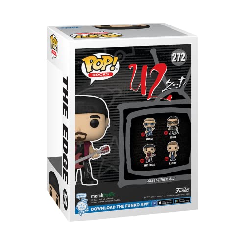 Funko Pop! Rocks: U2 – ZooTV – The Edge – Figurine en Vinyle à Collectionner – Idée de Cadeau – Produits Officiels – Jouets pour Les Enfants et Adultes – Music Fans - Les Beatles, Paul McCartney, John Lennon, RIngo Starr, George Harrison Funko Pop! Rocks: U2 - ZooTV - The Edge - Figurine en Vinyle à Collectionner - Idée de Cadeau - Produits Officiels - Jouets pour Les Enfants et Adultes - Music Fans – Image 4