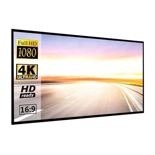 Pantalla de proyector plegable para home theater de 60 pulgadas