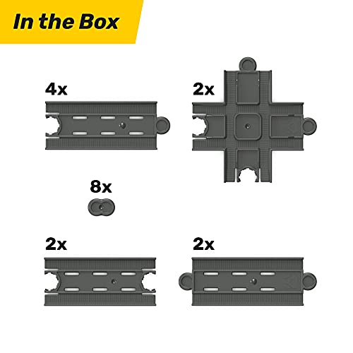 Short Track Pack INT-TRKS-01 kit extensions rails de rechange circuit auto miniature - 2