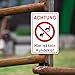 Goodvia Hundekot Verboten Schild mit Pfahl Aluminium Hier Bitte Nicht Hundekot Verboten Aluminium 20x30cm (Format A4) von Goodvia