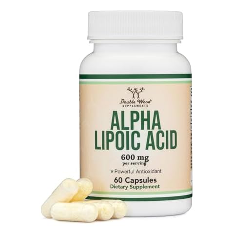 Double Wood ALA 600mg, 60 Capsules Cover