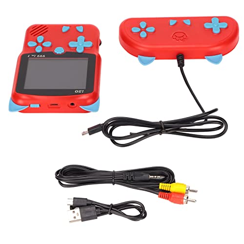 Console de jogos portátil com tela colorida de 3 polegadas, 1020 mah bateria recarregável portátil m