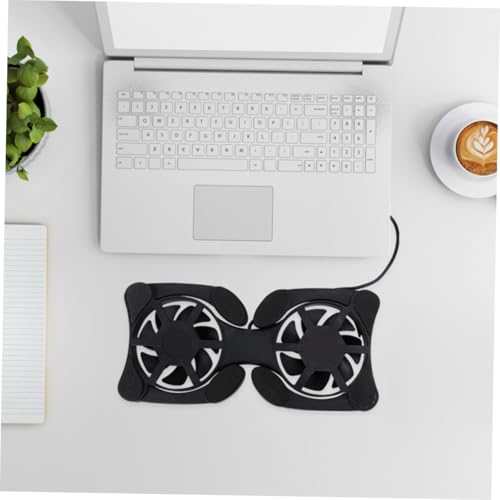 Base refrigerante portátil para laptop con ventiladores USB dobles miniatura 5