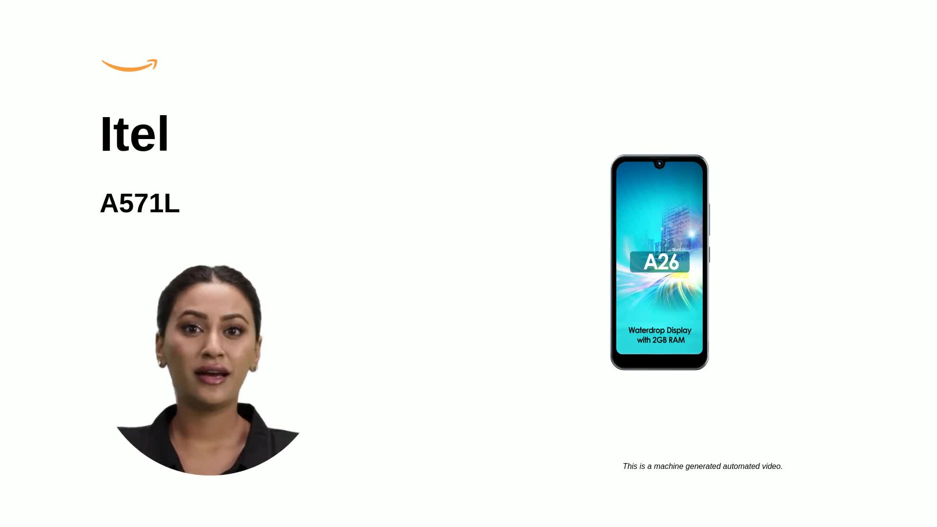 itel A26 (Light Purple, 5.7' HD+ IPS Waterdrop Display, 2GB RAM