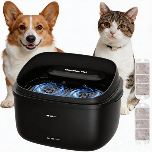Gardner Pet 猫 給水器 猫 水飲み器 水循環 ペット用自動給水器 犬 みずのみ器 活き水 ダブル渦巻き フィルター式給水器 USB給電 組み立て簡単【2026新登場 3.8L大容量 多重浄化 透明タンク 水自動循環 二重螺旋渦巻き 選択可能UVポンプ フィルター付き 浮き毛を除去する機能】9点備える新設計! (黒, 本体+2フィルター+普通ポンプ) Gardner Pet 猫 給水器 猫 水飲み器 水循環 ペット用自動給水器 犬 みずのみ器 活き水 ダブル渦巻き フィルター式給水器 USB給電 組み立て簡単【2026新登場 3.8L大容量 多重浄化 透明タンク 水自動循環 二重螺旋渦巻き 選択可能UVポンプ フィルター付き 浮き毛を除去する機能】9点備える新設計! (黒, 本体+2フィルター+普通ポンプ)