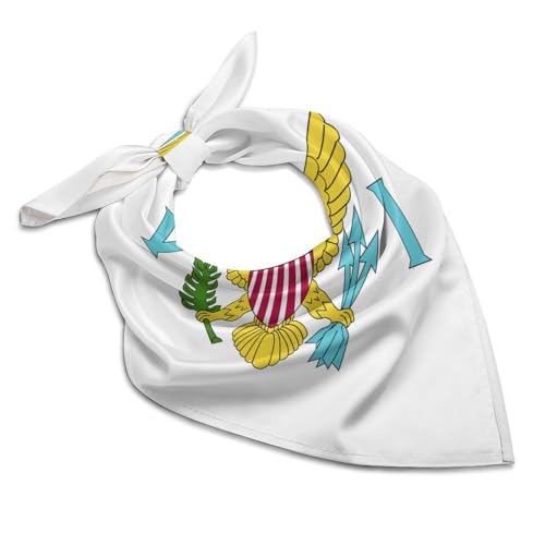 Calculay US Virgin Islands Flag Headband Shawl Wristband Decorative Hair Accessories Scarf Suitable for Events/Birthday/Wedding/Party Gifts 18