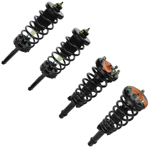 Image of TRQ Front and Rear Strut & Coil Spring Assembly Set Driver & Passenger Sides Compatible with 01-03 Acura CL