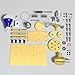 Fundiyengdi Hot Air Stirling Engine Model Kit, DIY Metal Balance Stirling Steam Engine Model That Works, Mechanical Electricity Power Generator Model Learning Physics Model