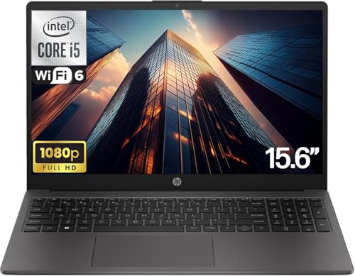 Image of HP 250 G10 Laptop Computer for Business | Intel-10-Core i7 1355U | 32GB RAM | 1TB SSD | 15.6 inch FHD Display | Windows 11 Pro | with Numeric Keypad | Webcam Privacy Shutter | WiFi 6 | w /Accessoire