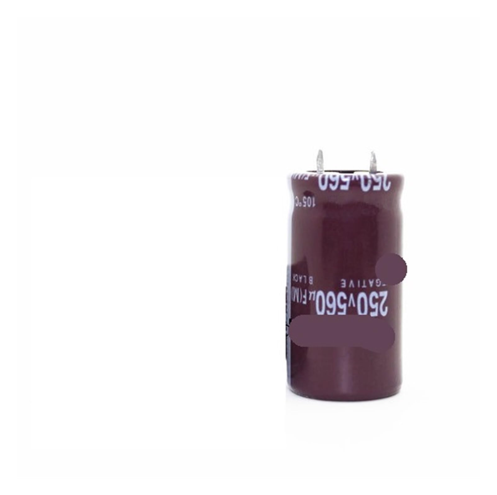 Condensador 250V 560uF de repuesto para reparar placas base y fuentes conmutadas 25x30mm