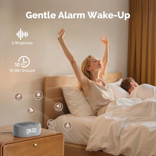 1Mii White Noise Machine with Alarm Clock, Sound Machine for Sleep for Adult Baby, Smart - image 5