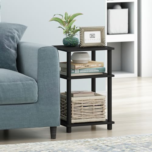 image for Furinno Just 3-Tier Turn-N-Tube End Table / Side Table / Night Stand /