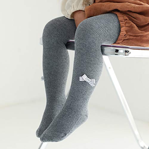 Calças apertadas para bebês meninas moda xadrez arco meia meia-calça 80S leggings (preto, 12-24 mese