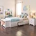 Prepac Mate's Twin 3-Drawer Minimalist Platform Storage Bed, Contemporary Twin Bed with Drawers 76.5