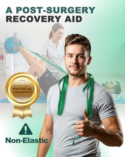 Trideer Stretching Strap Yoga Strap for Physical Therapy, 10 Loops Yoga Straps for Stretching, Non-Elastic Stretch Strap for Pilates, Exercise, Stretch Band for Women & Men4