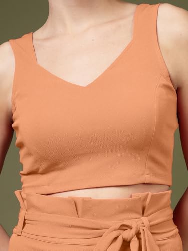 Image of OOMPH! Stretchable Sleeveless Crop Top