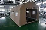 Tienda de campaña inflable impermeable para acampar familiar con bomba (tamaño: 16 x 10 x 7 pies)
