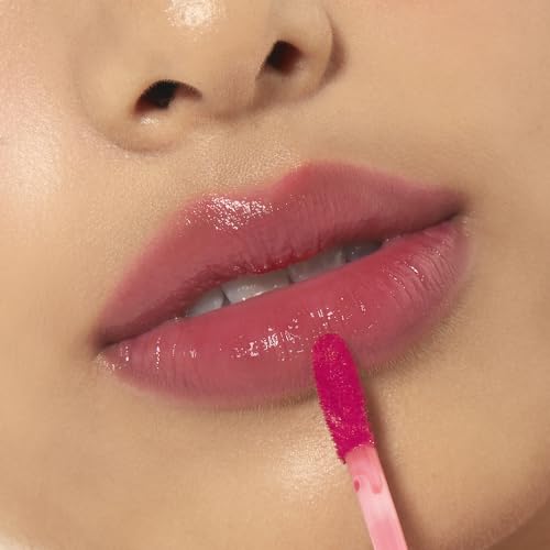 Image of ETUDE Glow Fixing Tint Mini | For Plump & Fuller Lips | Non-Sticky, Moisturising, Vegan, Glossy Tint| Shade-07, Cold Fuchsia- 2g