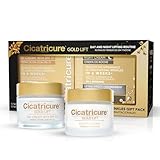 Cicatricure Gold Lift, Day and Night Cream Gift Pack, Anti Wrinkle Cream for Women, Anti Aging Face Cream, Peptide Moisturizer with Firming, Lifting Effect Anti Aging Cream for Mature Skin 1.7 oz each