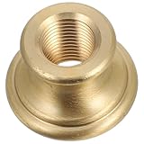 Toyvian Massiver Messing Lampenrohrverbinder M10 – Gewindekupplung für Lampenreparatur Verlängerungsstange für Tisch und Wandleuchten Stabile Verbindung Einfach zu Montieren