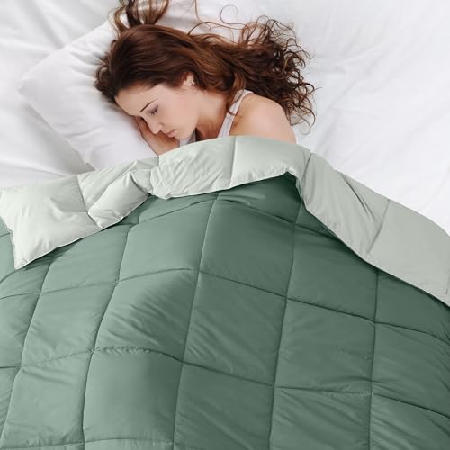 Image of Modern Threads Down Alternative Reversible Comforter Ivory /Sage Green King