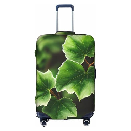Housse de protection valise élastique blanche Ivy Blossoms Grand bagage 45,7-81,3 cm