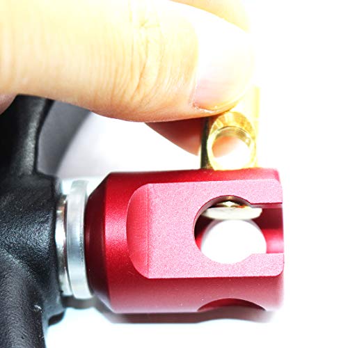 HRCHCG Archery Bow Stabilizer Quick Disconnect Mounting Bracket 90 Degree (Red) - Thumbnail 5