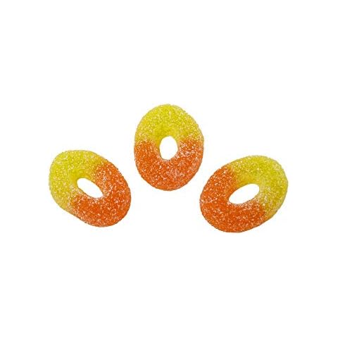 Peach Rings Retro Sweet Shop Jar Cover