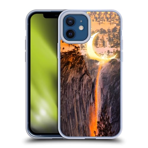 Funda de Gel Suave para iPhone 12 Protector Diario con Arte de Ciencia Ficción Surrealista