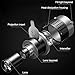 Bowens Mount Projector Attachment,Spotlight Conical Optical Snoot kit Lighting Accessory with 25 Gobos & 5 Color Filters for Aputure Amaran Godox Neewer LED Video Speedlite Light