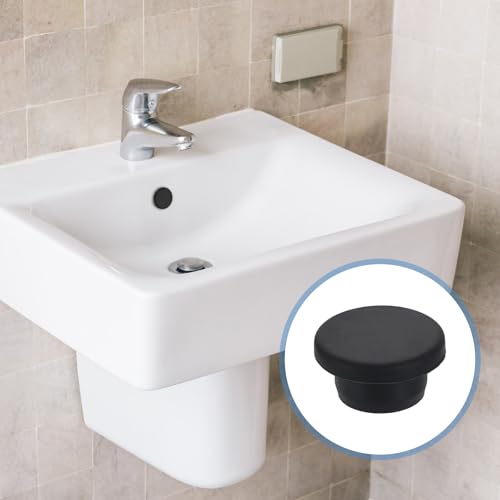 Image of uxcell 15Pcs Silicone Hole Plug, Waterproof Round Rubber Stoppers Bottle Seal Plugs Tube Pipe End Caps for 18mm /0.71 inch Hole for Bathtub Bottle, Black