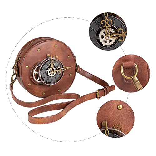 TEHAUX 1 Peça Bolsa Mensageiro De Ombro Bolsas Marrons Para Mochila De Corpo Cruzado Para Bolsa De C