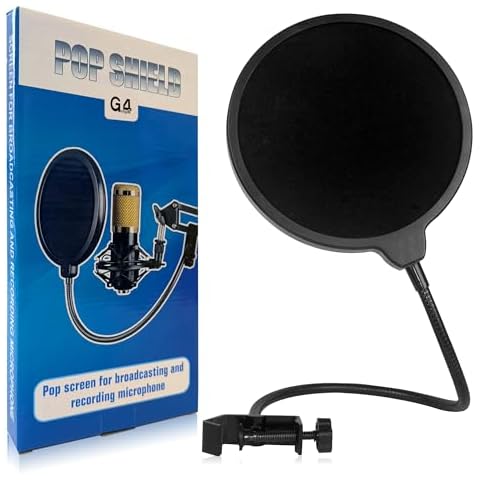 G4GADGET Professional Dual Layer Pop Filter Cover
