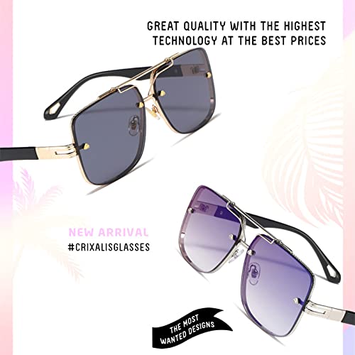 HMRGLMIE-Vintage Sunglasses Women Sun Glasses For Men Driving Shades Ladies UV4002