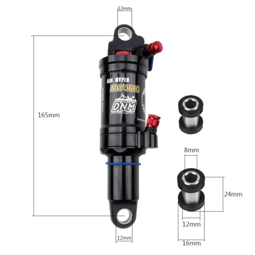 AOY-36RC MTB Mountain Bicycle XC/Trail Shock Absorber for Riders Seeking Superior Comfort and Performance 165/190/200mm 