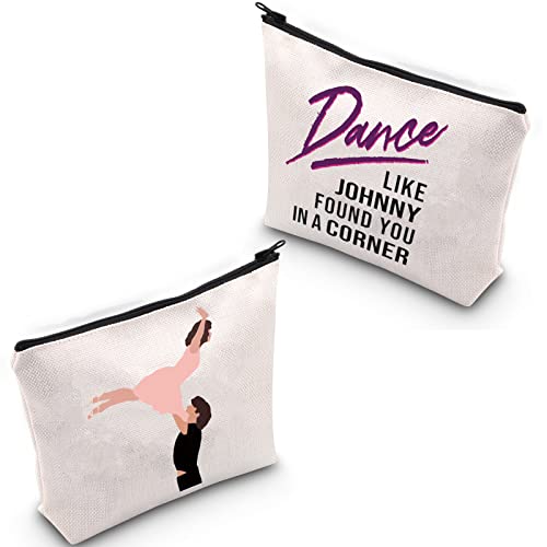 XYANFA Dance Miove Inspired cosmetic bag Dance lover gift Watermelon themed Gift 80s Movie Zipper Pouch