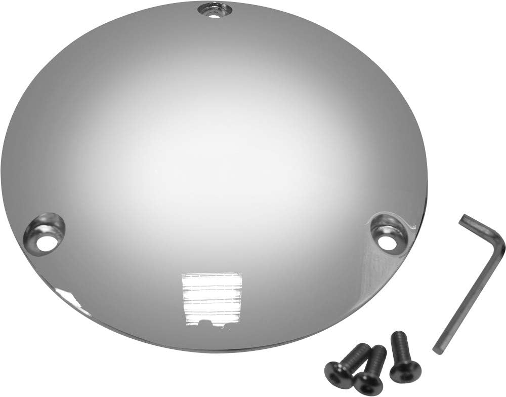 Harddrive 30-573; 3 Hole Derby Cover Chrome Made by Harddrive