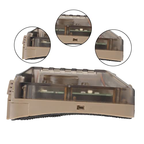 Yardwe 2 Peças Capacete Ladybug Lights Lights Signal Lights Luz à Prova D'água Luzes Vermelhas Luz