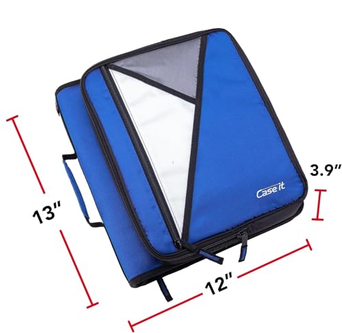 Case It LT-007-MBLU Case-It The Universal Zipper Binder thumb #8