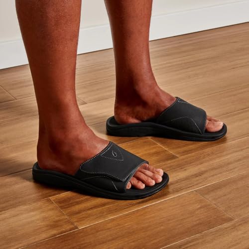 Image of OluKai Nalu Slide Men's Versatile Slide Sandals, Water-Friendly & Adjustable Straps, Lightweight & Durable, All-Day Comfort & Support