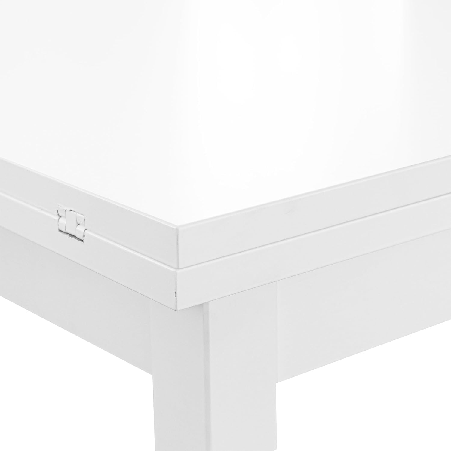 Vicentini arreda TAVOLO IN LEGNO ALLUNGABILE A LIBRO GAMBE TORNITE SHABBY CHIC BIANCO (100x100 (200))
