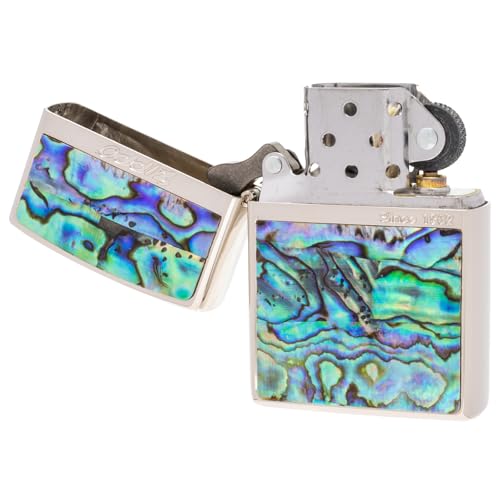 Encendedor Zippo clásico de latón con diseño grabado miniatura 4