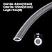 MECCANIXITY Clear PVC Tubing 1/4