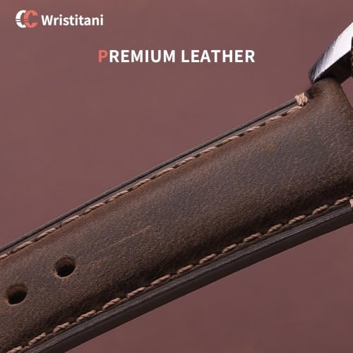 Image of Wristitani Leather Watch Strap for Smartwatches and Universal, 18-24mm