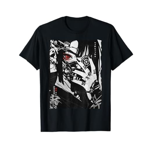 Japón Streetwear Cyberpunk Y2K Techwear Retro Manga Anime Camiseta