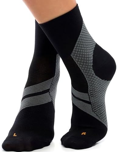 ZaTech Plantarfasziitis Socken, Kompression Socken. Ferse, Knöchel und Fußgewölbe Unterstützung, Sport Kompressionsstrümpfe