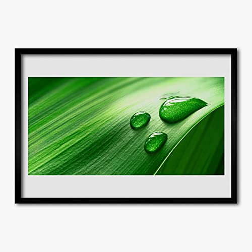 Affiche avec cadre murale salon et cuisine motif nature Tulup 70x50