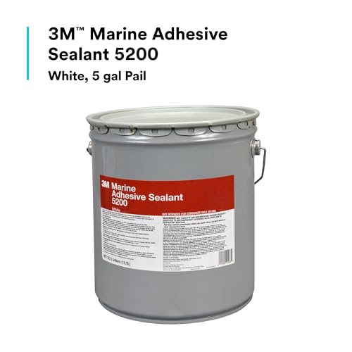 Image of 3M 5200 Polyurethane Adhesive /Sealant (White, 5 Gallon Pail)