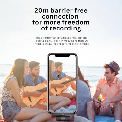 Image of GADGETSWEAR New K8 Furry Wireless Clip-On Lavalier Microphone for Android Type-C & iOS, Bluetooth Collar Mic with Fur Noise Reduction for Vlogging, YouTube, Podcasting Recording, Live Streaming